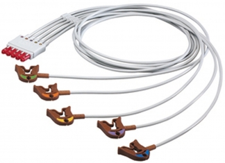 M1976A Cable 5 Leadset Grabber Chest AAMI ICU 1/BX