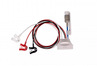 Cable ECG 3 Lead Grabber AAMI + SpO2 Tele