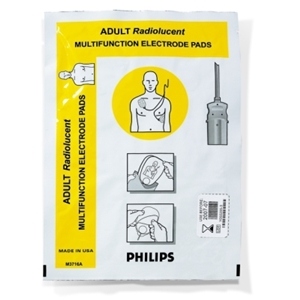 Electrode Pads Radiology for use with M4735A Defib or FR2